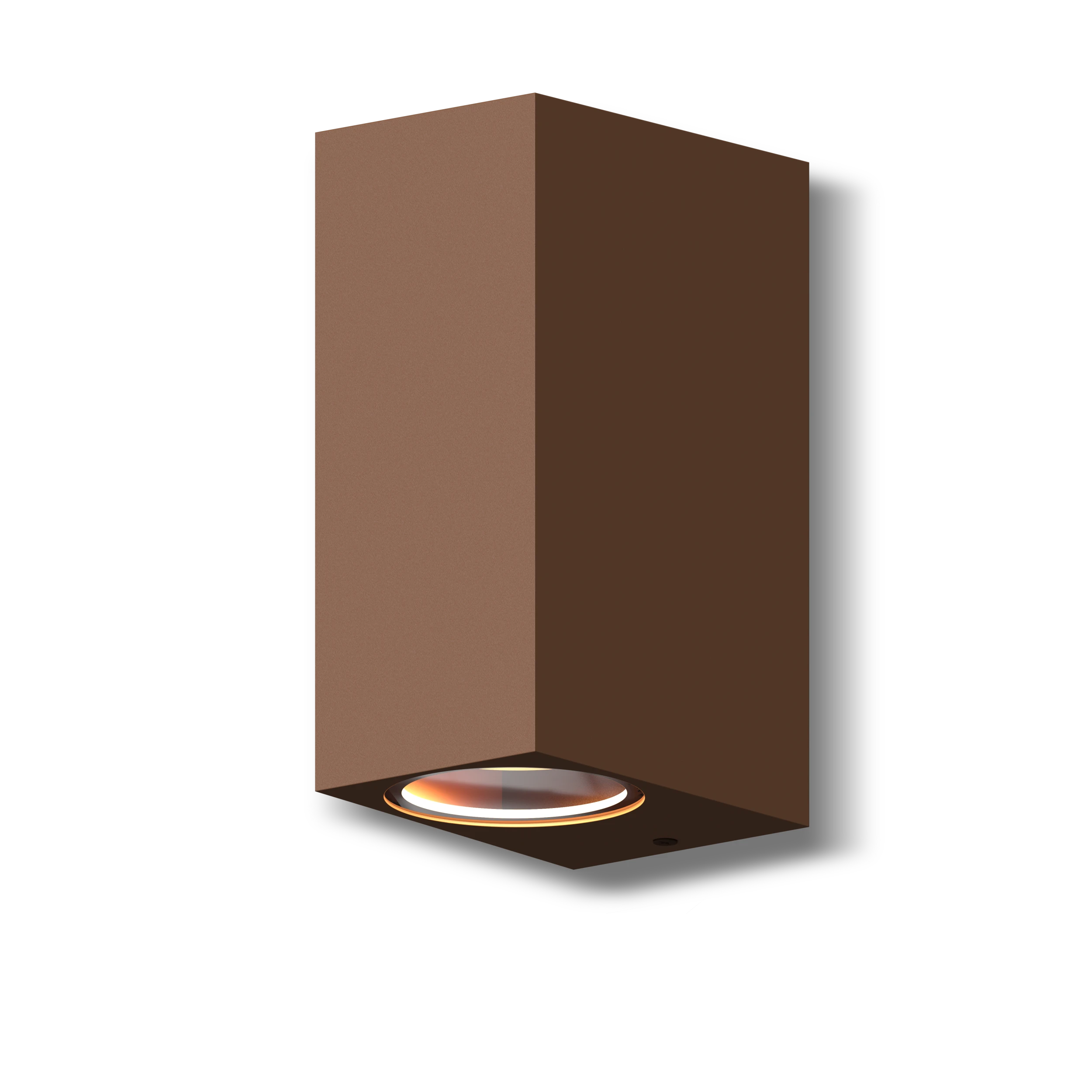 Calex Bergamo Wall Light - Up & Down - 2x GU10 - Rust