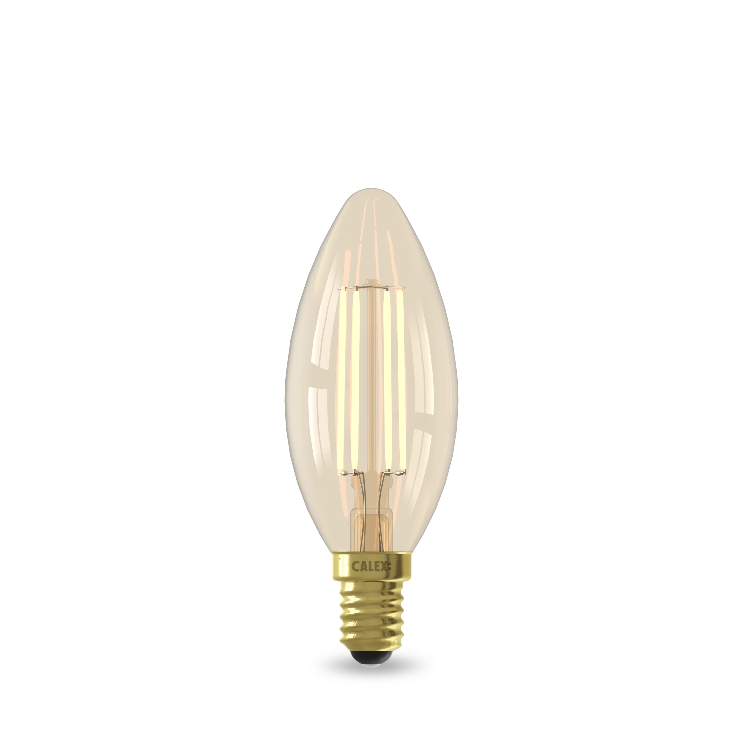 Calex Smart LED Bulb - E14 - Filament - B35 - CCT - Gold