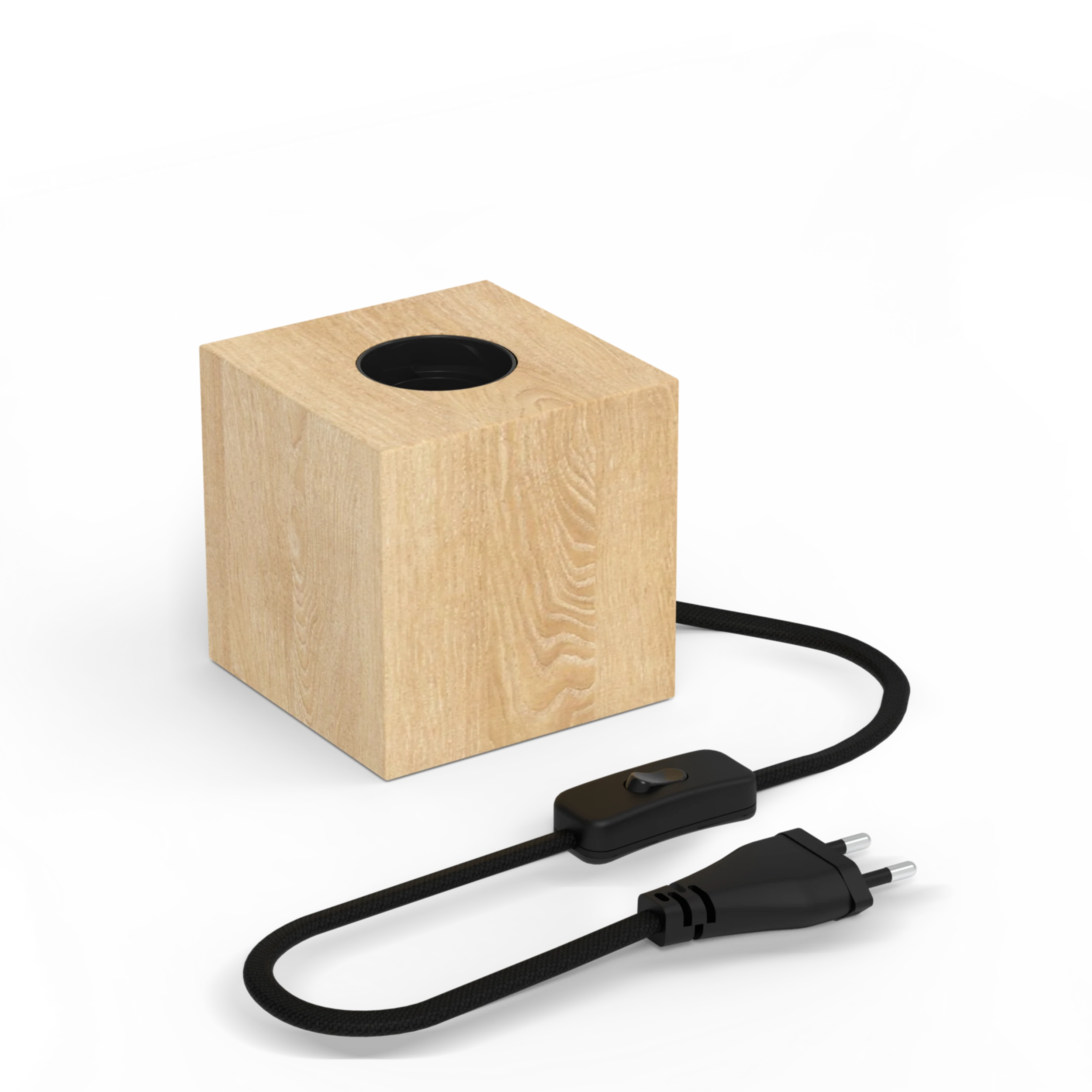 Calex Table Lamp Square - E27 - FSC® Wood