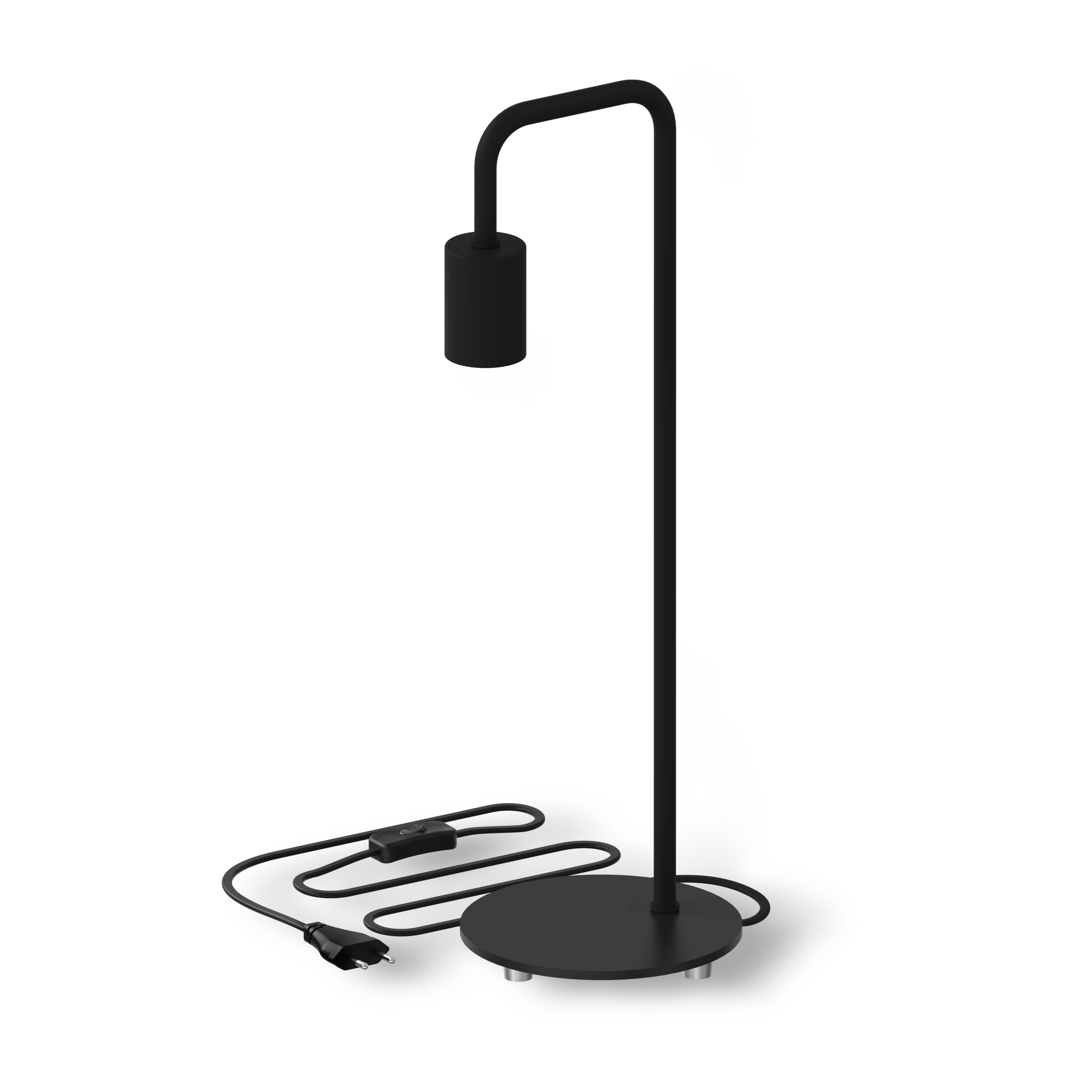 Calex U-Line Table Lamp - E27 - Black