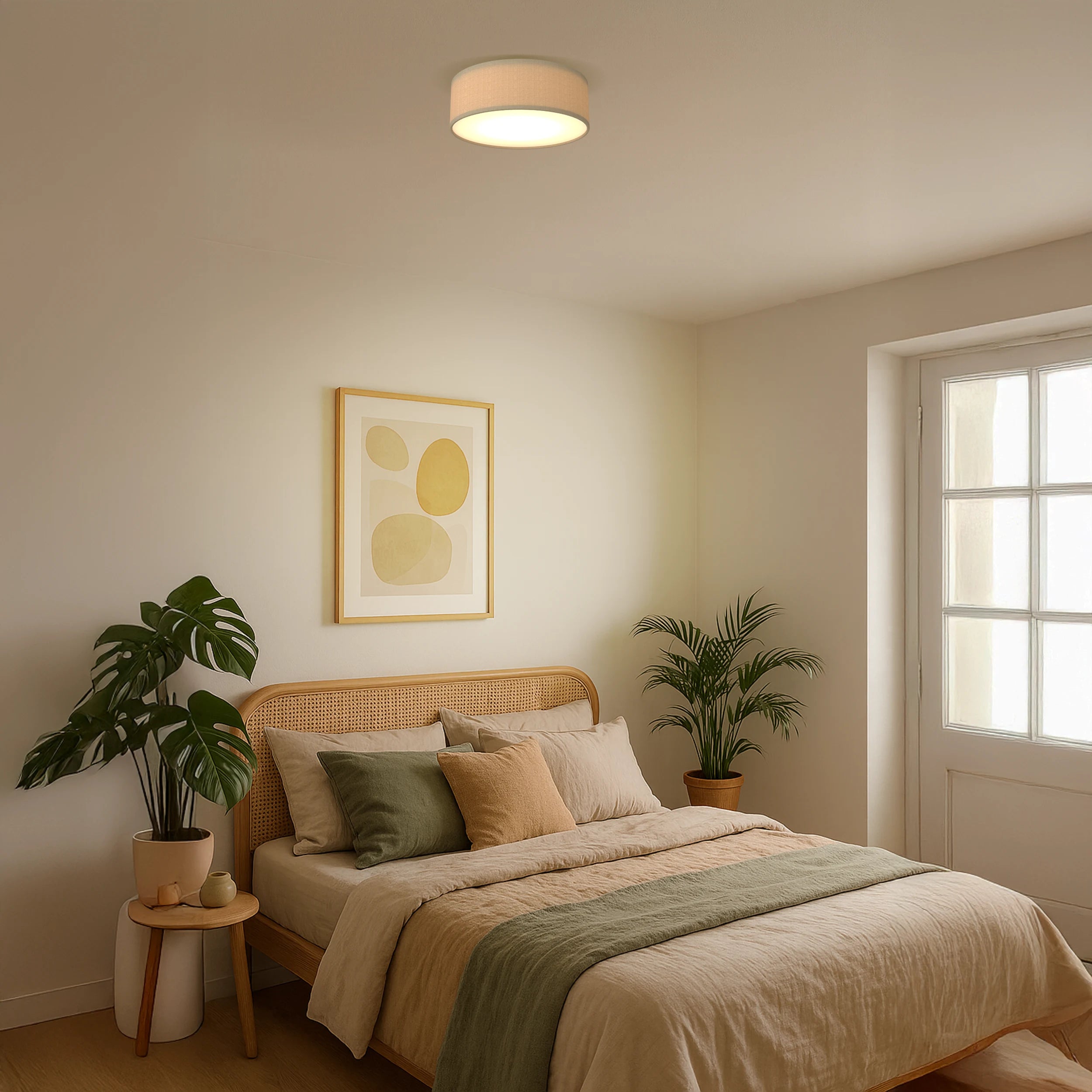 Calex Ceiling Light – E27 – 30cm – Taupe