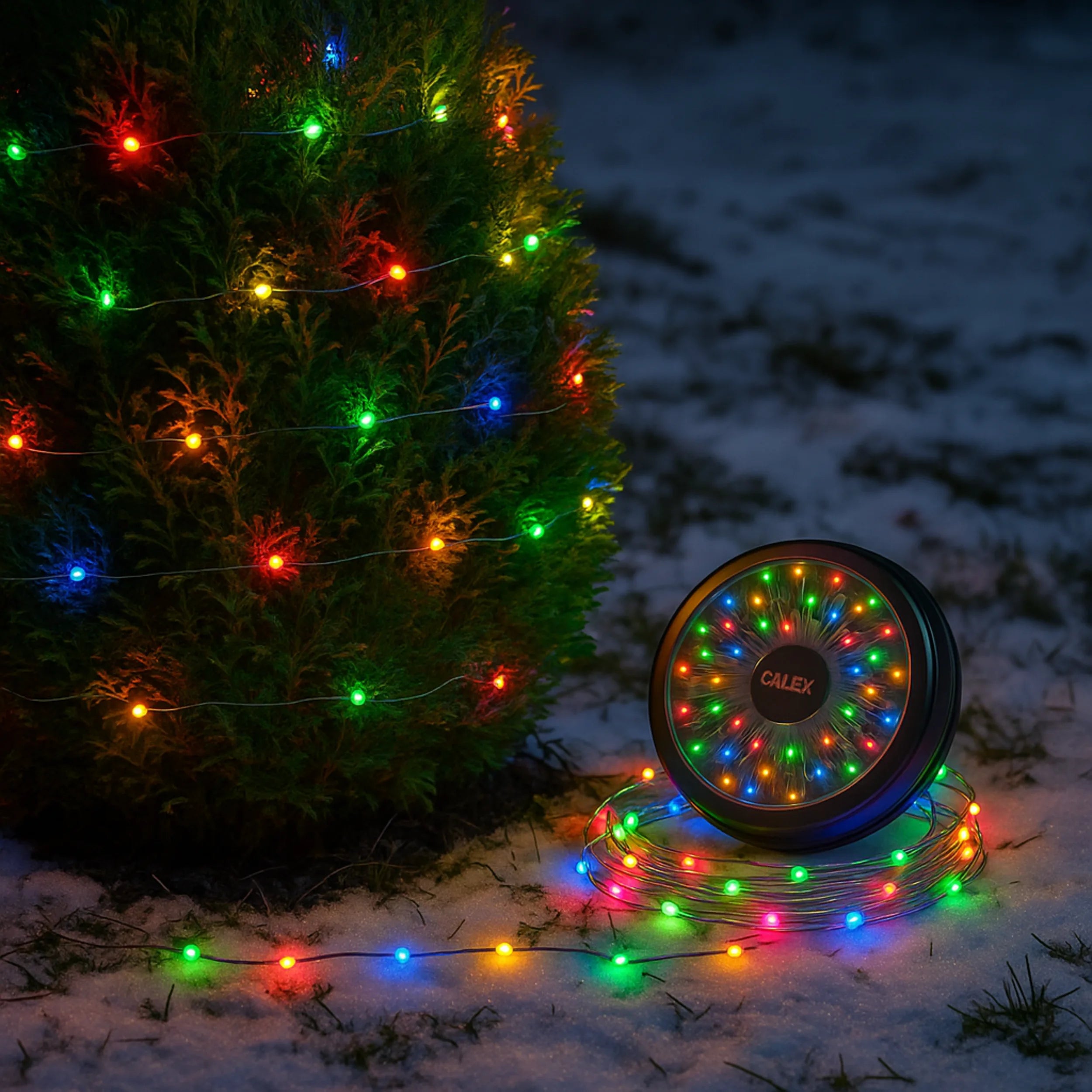 Calex Festoon 8m - Rechargeable - RGB