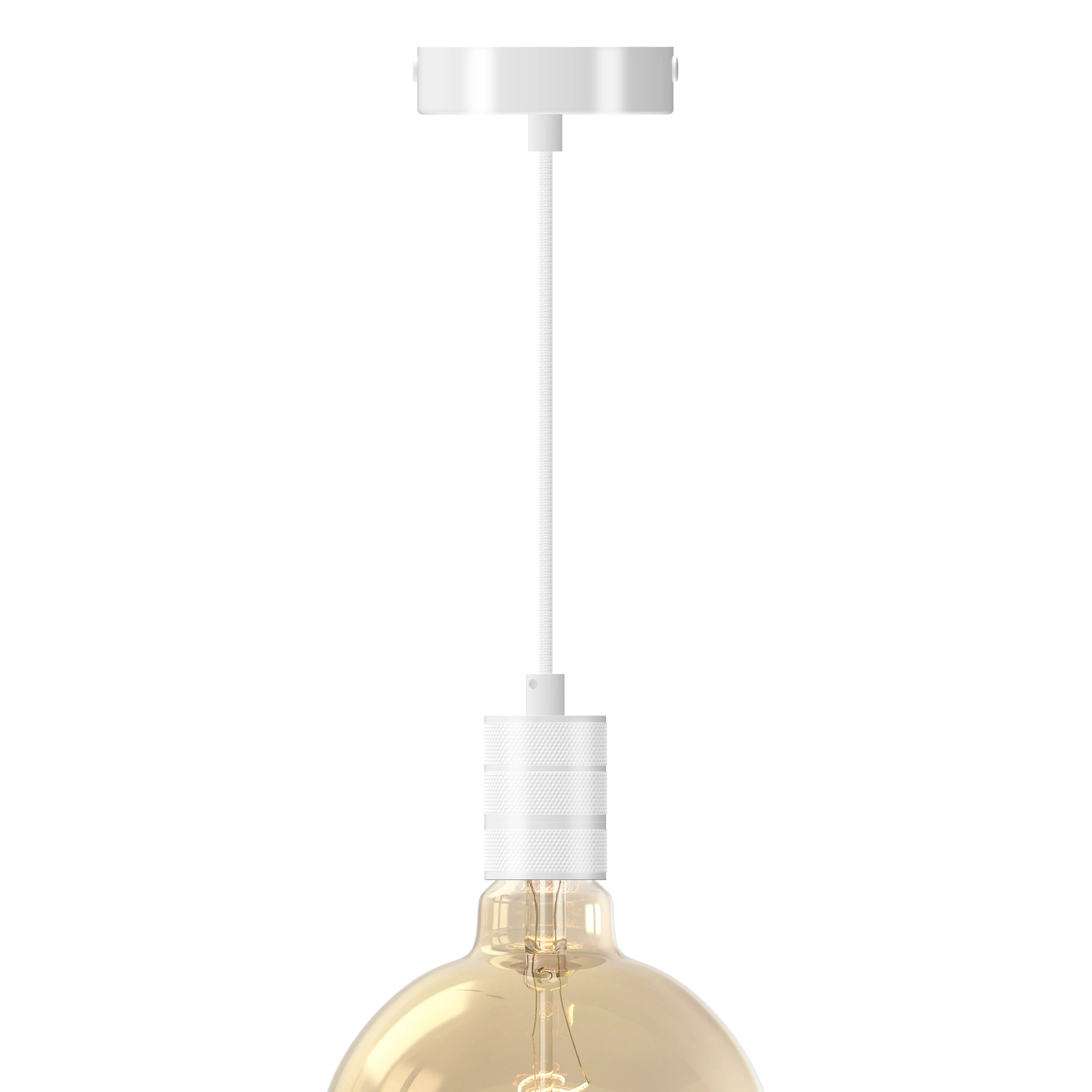Calex Retro Pendant - E27 - 150cm - White