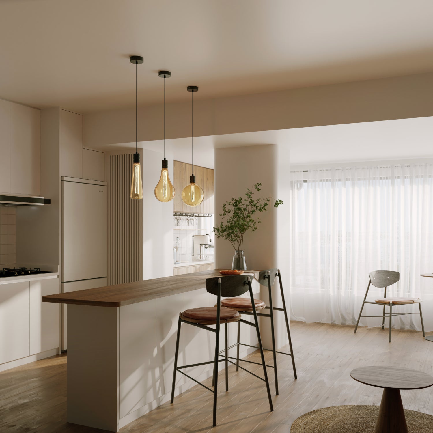 Calex Royal Osby Bulb - E27 - Filament - Gold