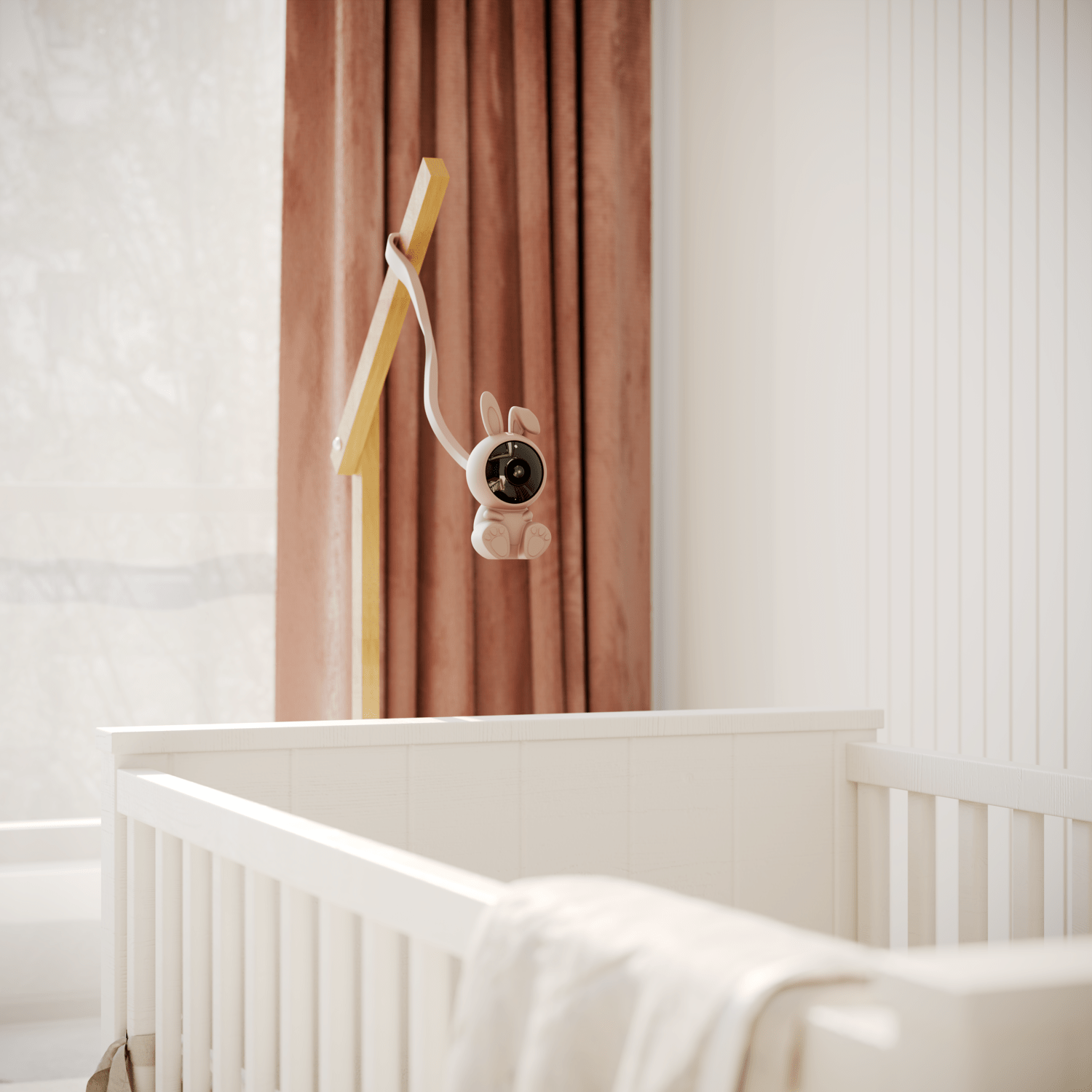 Calex Smart Baby Monitor - 2K - White