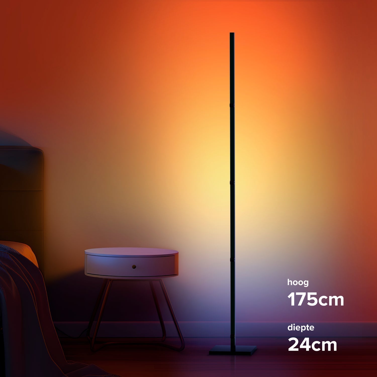 Calex Smart Foldable Floor Lamp - RGBIC + CCT