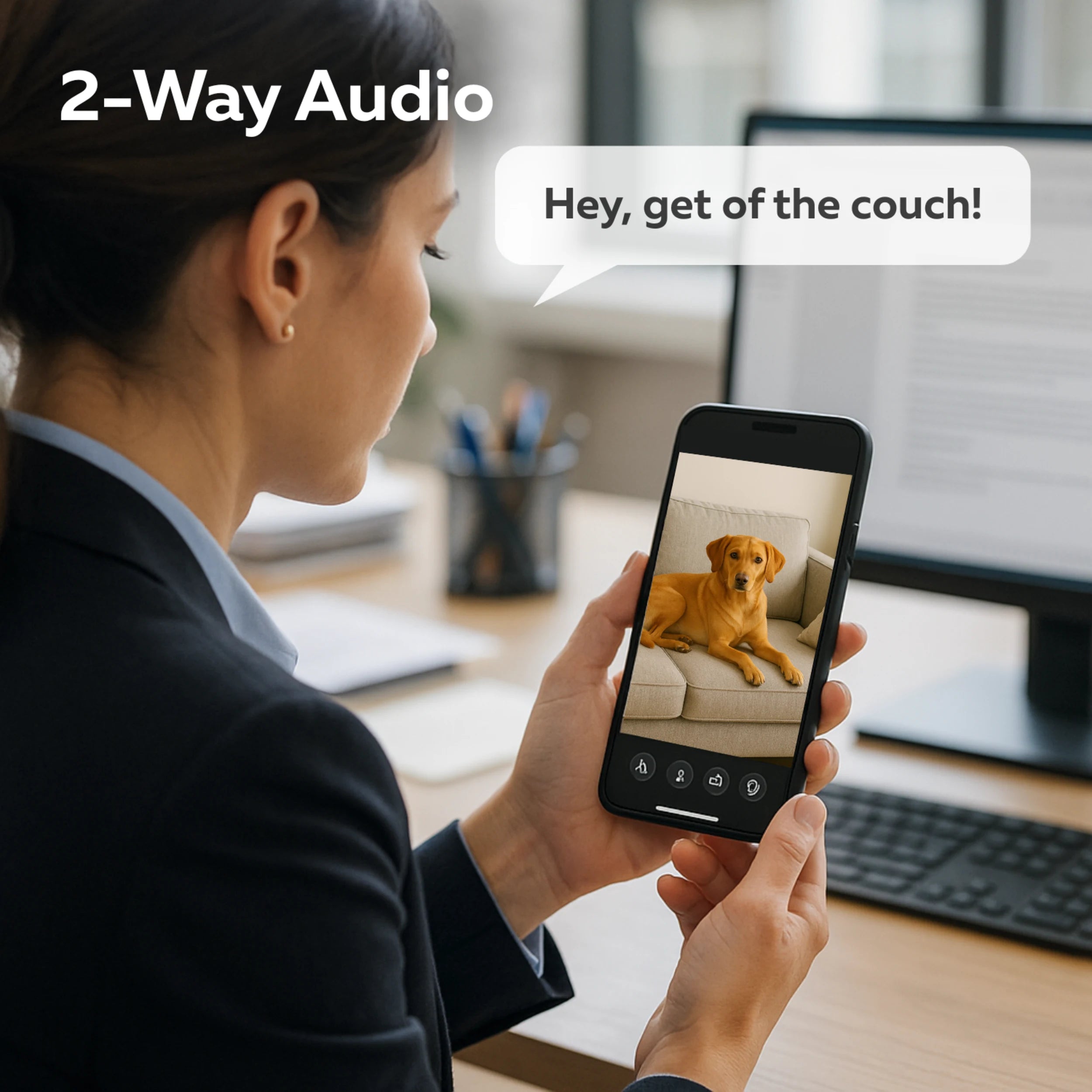 Calex Smart Indoor Camera - 4MP - White