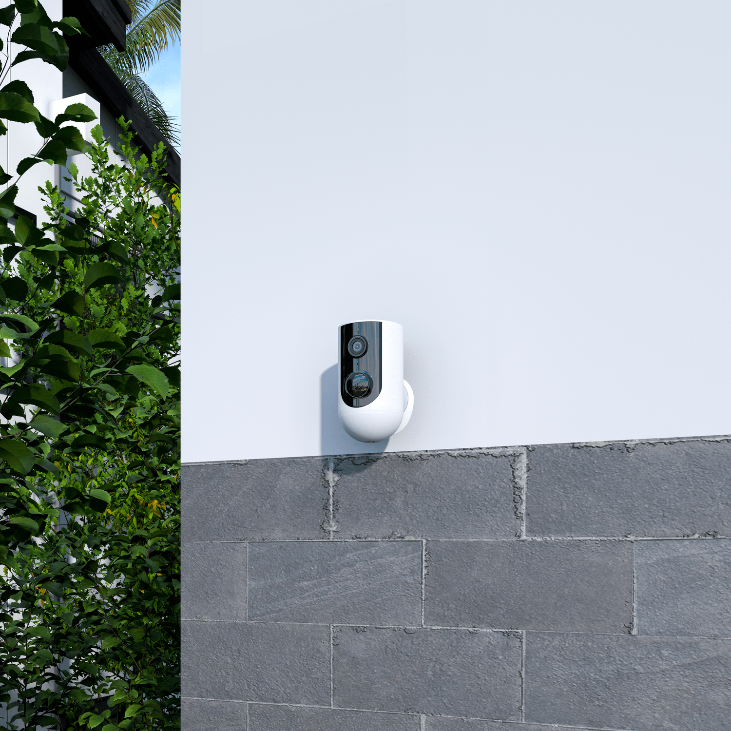 Calex Smart Outdoor Camera - 2K - Wireless - White