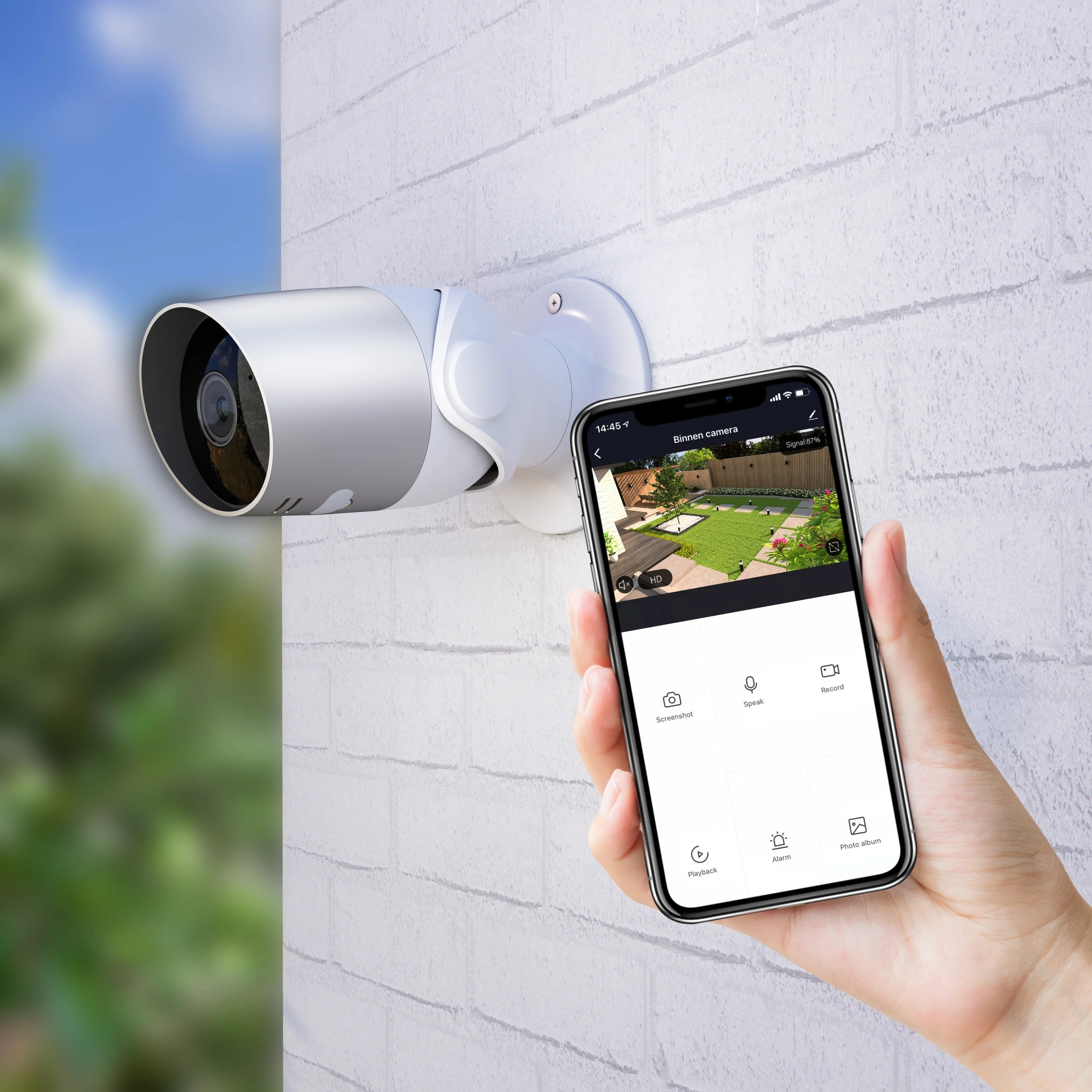 Calex Smart Outdoor Camera - IP65 - White