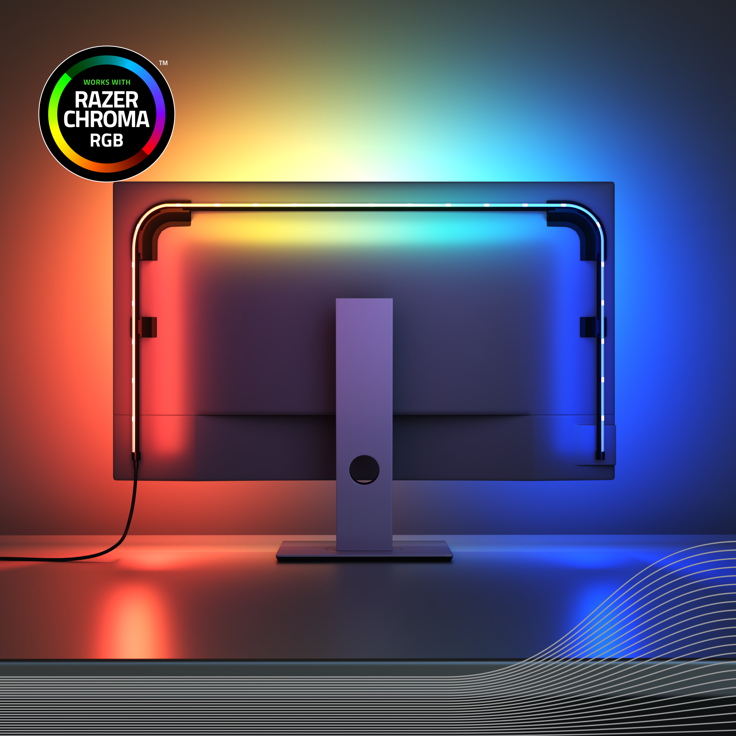 Calex Smart Strip Light for Monitor - 110cm - RGBIC