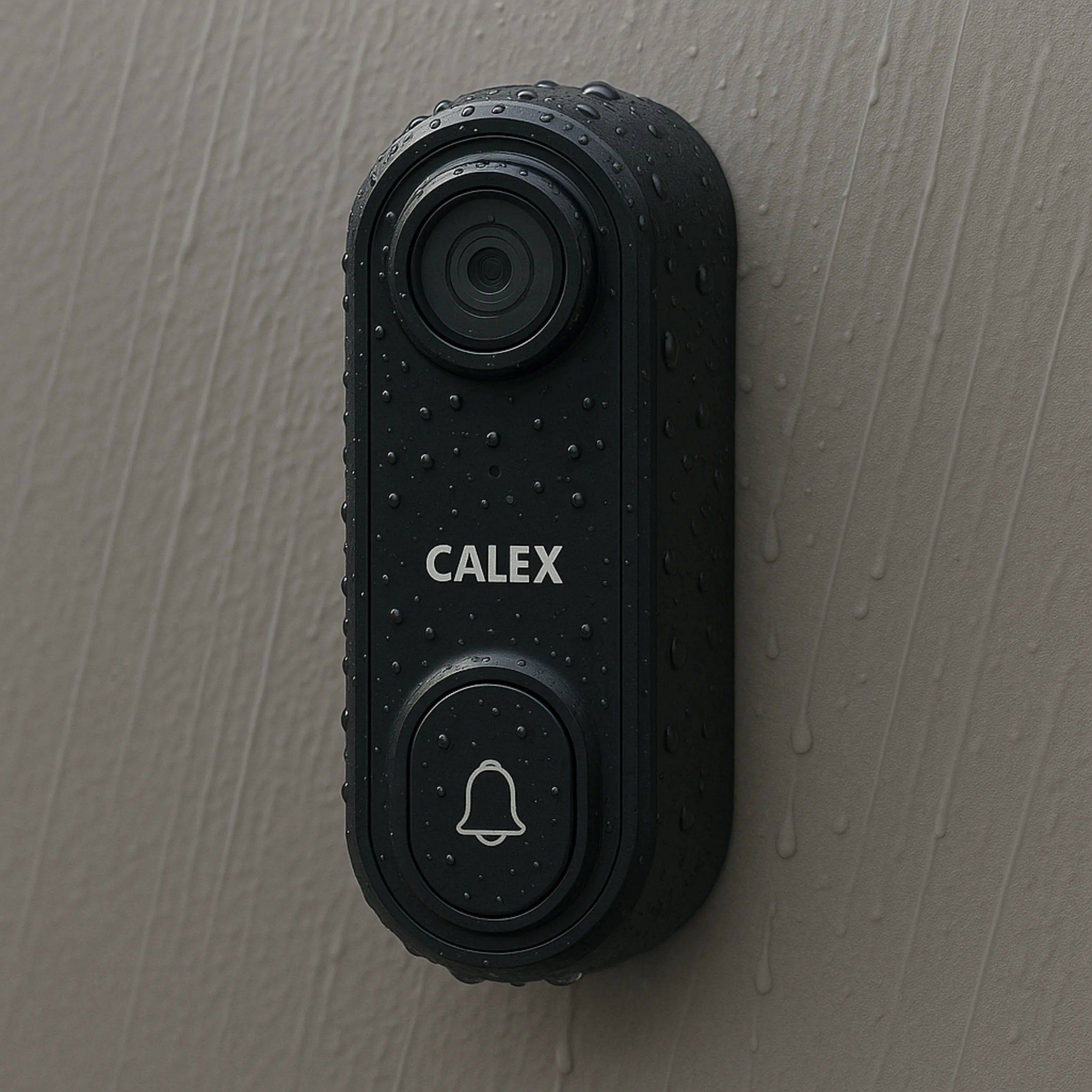 Calex Smart Video Doorbell - 1080P - Black