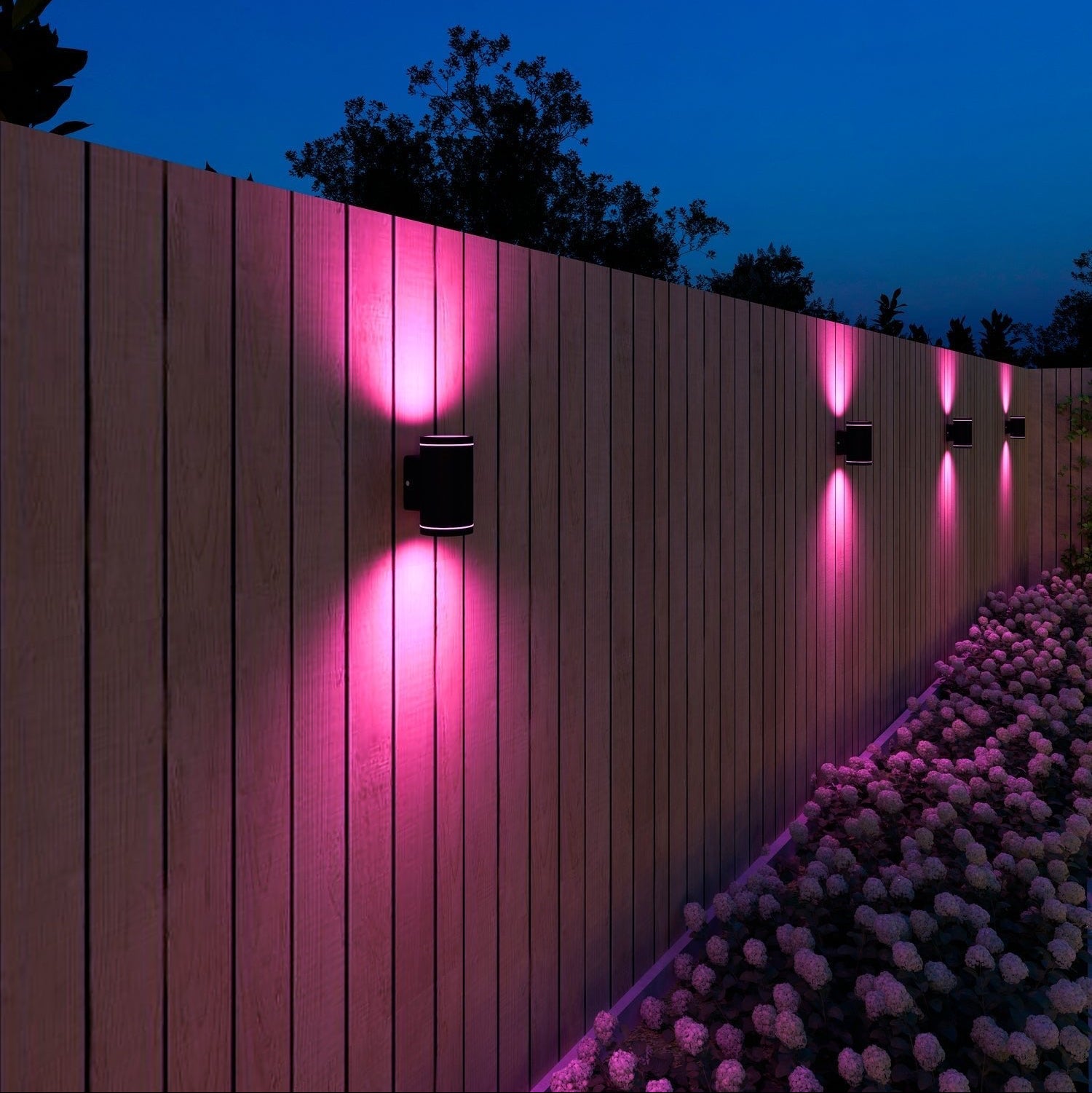 Calex Smart Wall Light - Up & Down - RGB + CCT - Black