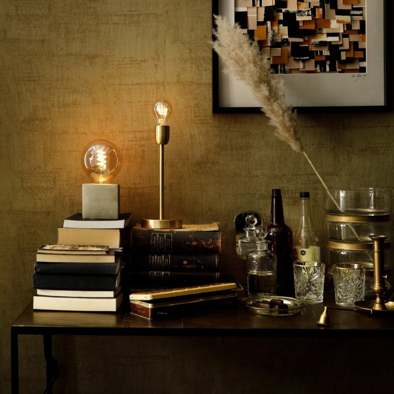 Calex Spiral Filament LED Bulb - E27 - G125 - Gold