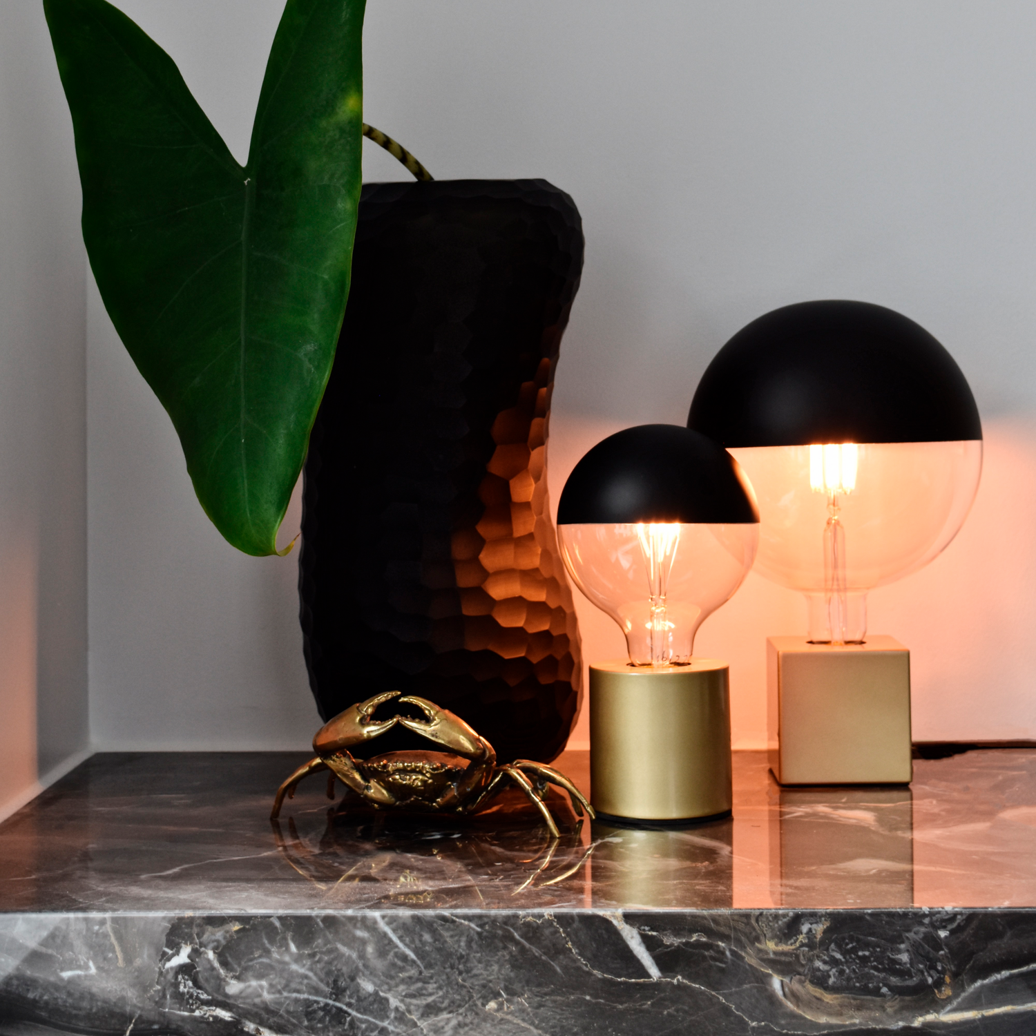 Calex Top Mirror LED Bulb - E27 - A60 - Black