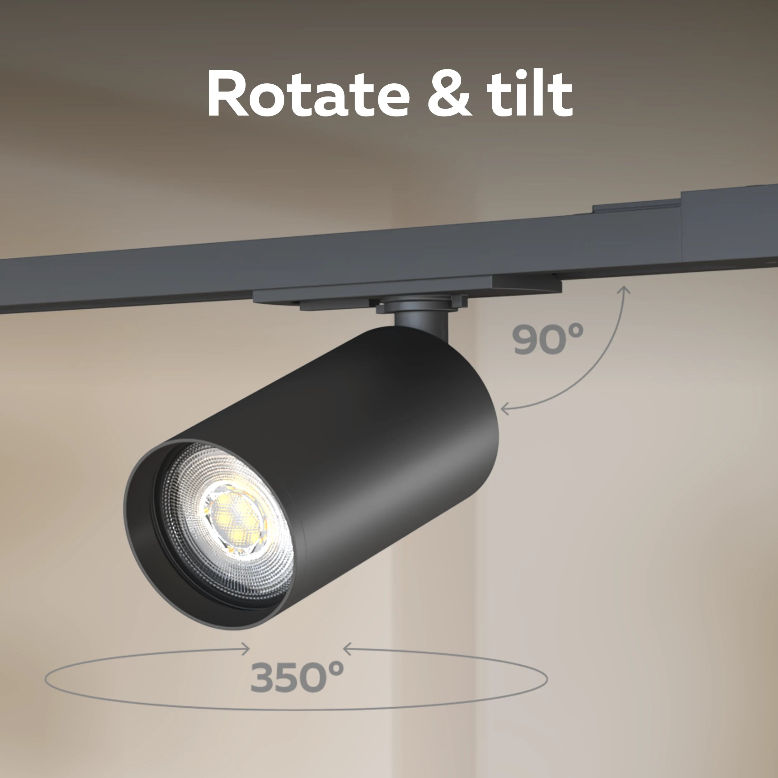 Calex Tracklight - 6x GU10 - 3M - Black