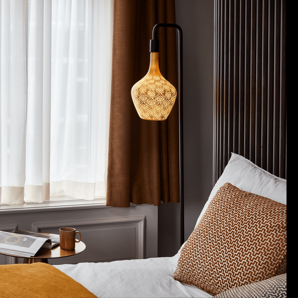 Calex U-Line Floor Lamp - E27 - Black