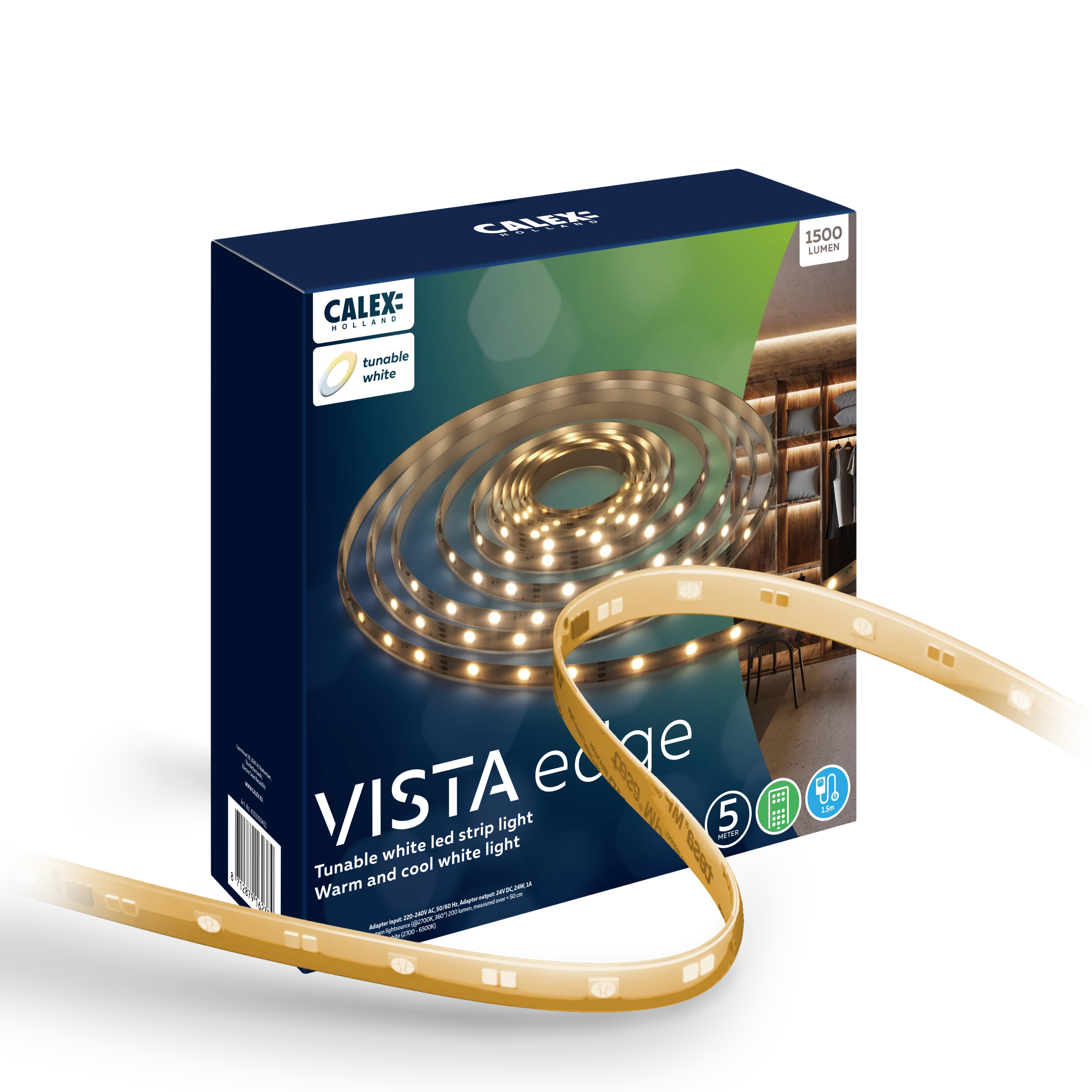 Calex Vista LED Strip - 5M - CCT