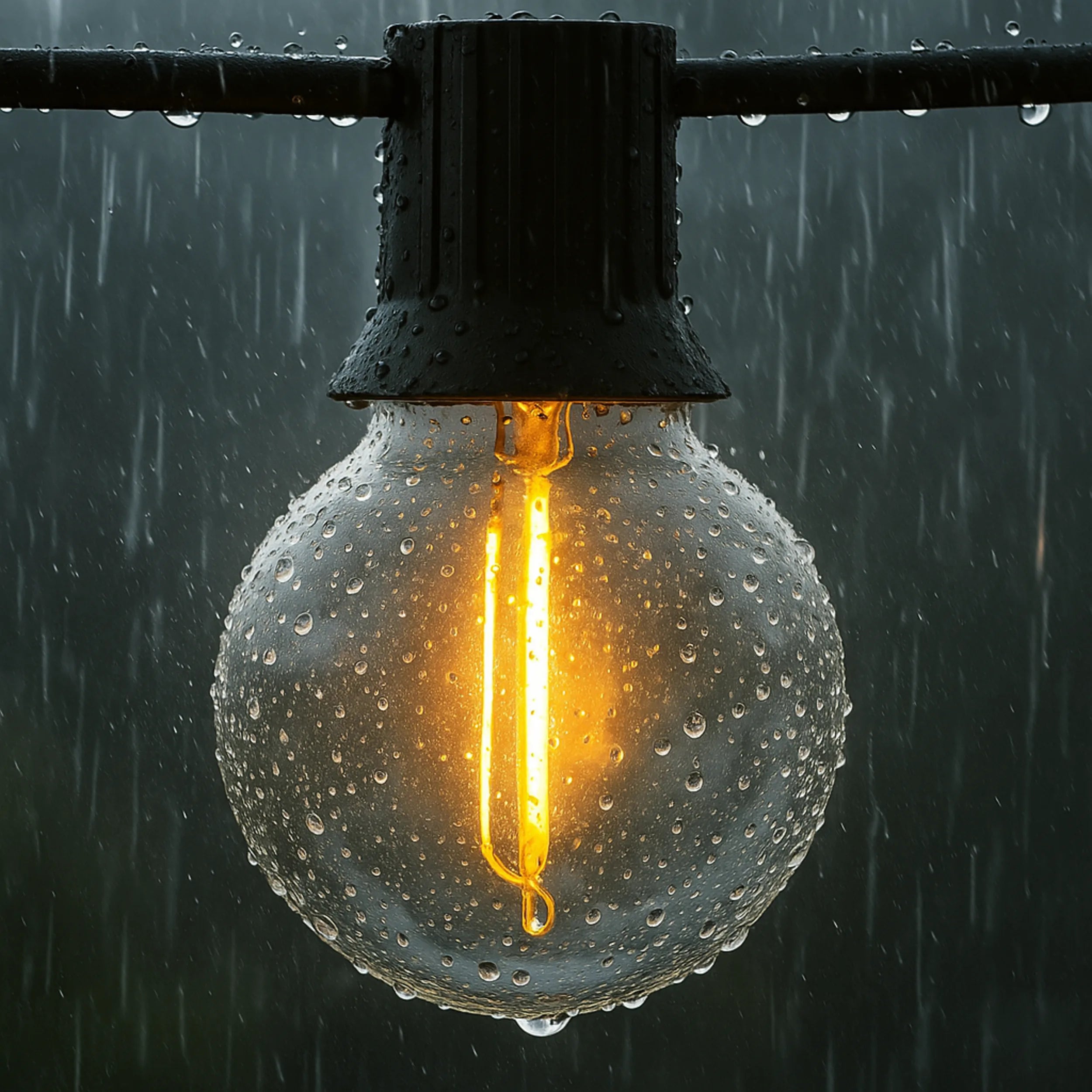 Calex Vista Solar String Lights - 10M - Black