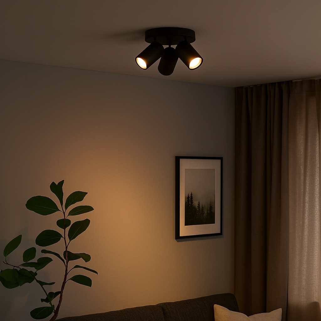 Calex Reflector LED - 3 pack - GU10 - CCT - Black