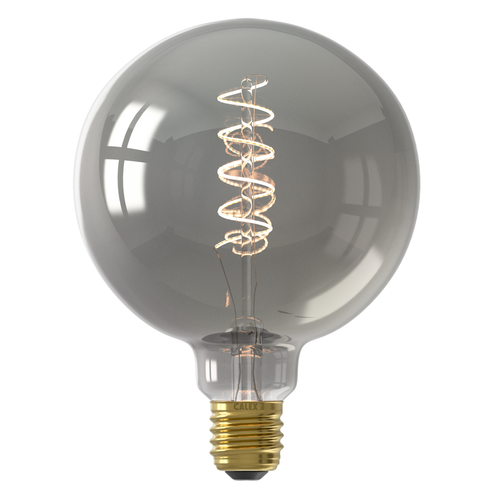 Calex Spiraal Filament LED Lamp - E27 - G95 - Goud - 3.8W - Dimbaar