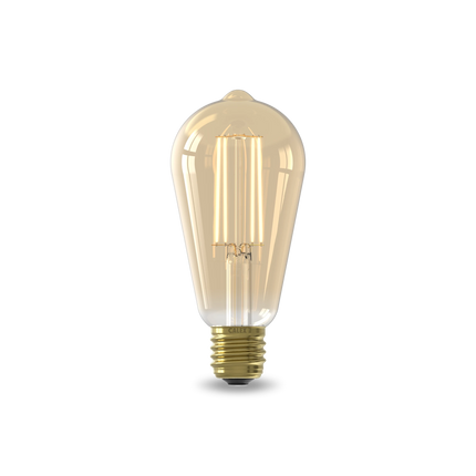 Calex Warm Filament LED Bulb - E27 - ST64 - Gold