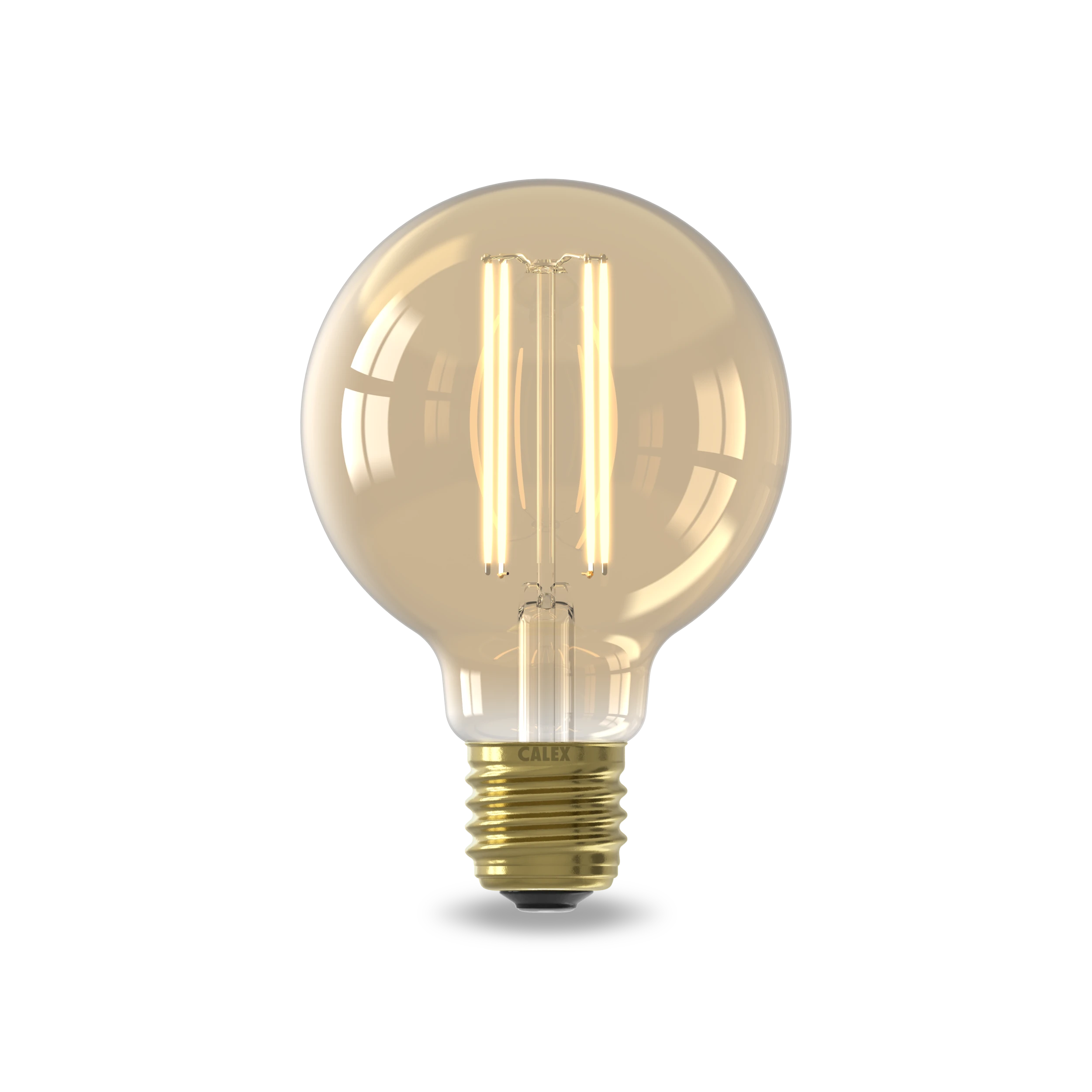 Calex Warm Filament LED Bulb - E27 - G80 - Gold