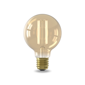 Calex Warm Filament LED Bulb - E27 - G80 - Gold