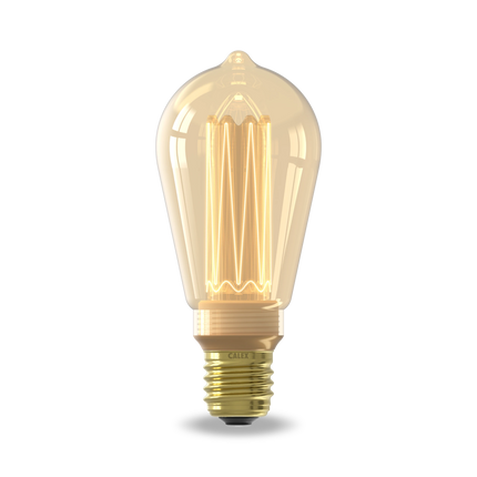 Calex Crown Series LED Bulb - E27 - ST64 - Gold