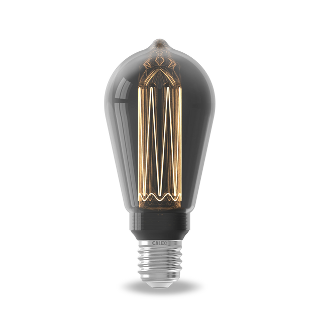 Calex Crown Series LED Bulb - E27 - ST64 - Titanium