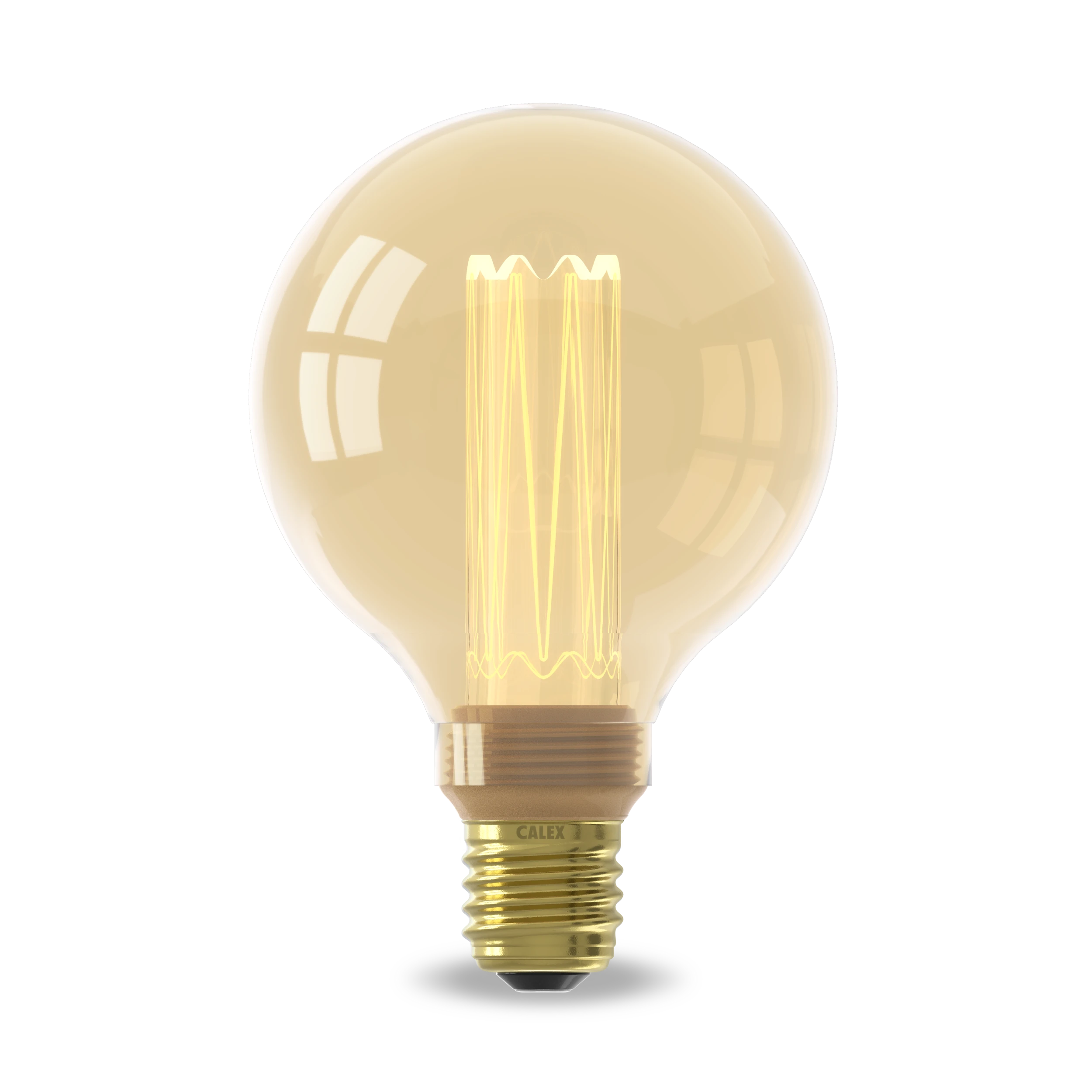 Calex Crown Series LED Bulb - E27 - G95 - Gold