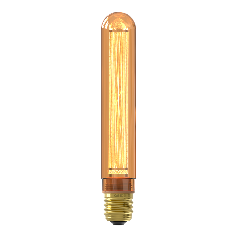 Calex Crown Series Filament LED Lamp - E27 - T30 - Gold - 2.3W - Dimmable