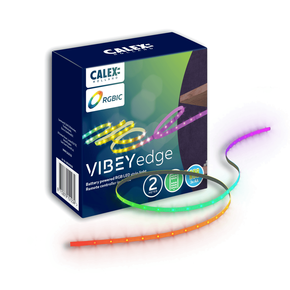 Calex Vibey LED-strip Batterij - 2M - RGB