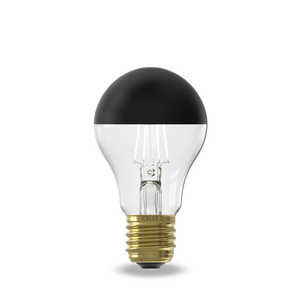 Calex Top Mirror LED Bulb - E27 - A60 - Black