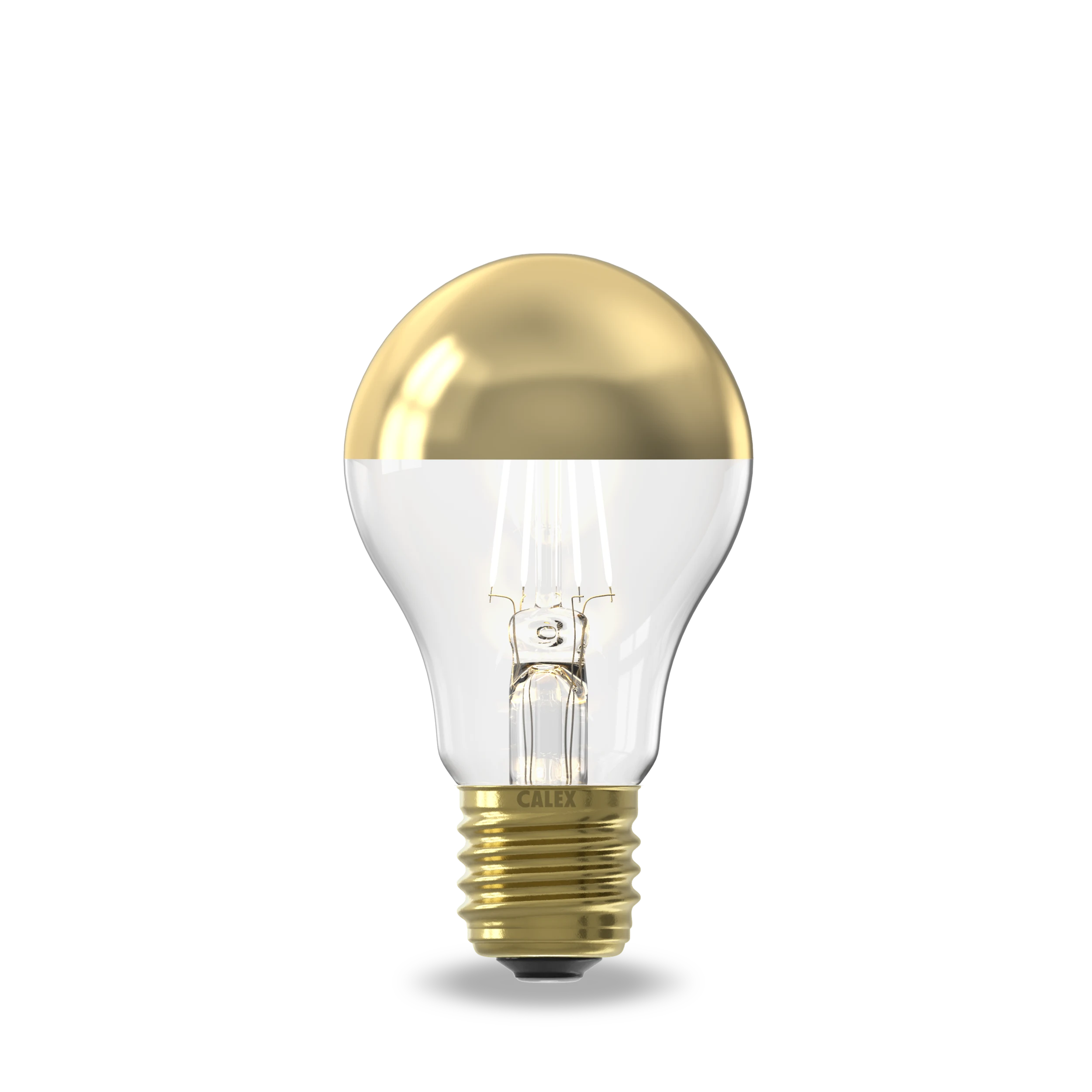 Calex Top Mirror LED Bulb - E27 - A60 - Gold