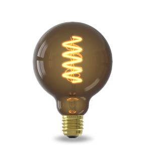 Calex Spiral Filament LED Bulb - E27 - G95 - Natural