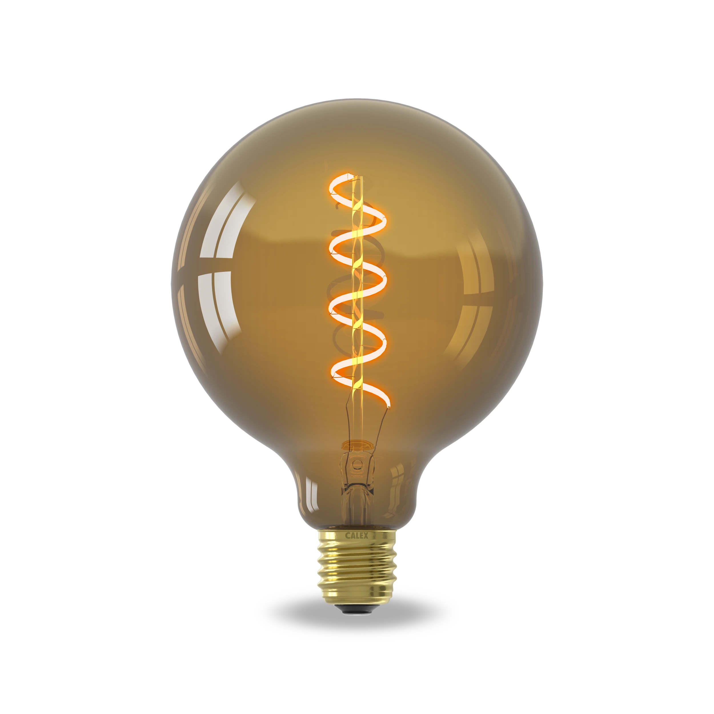 Calex Spiral Filament LED Bulb - E27 - G125 - Natural