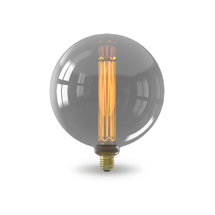 Calex Royal Kalmar Bulb - E27 - Filament - Titanium