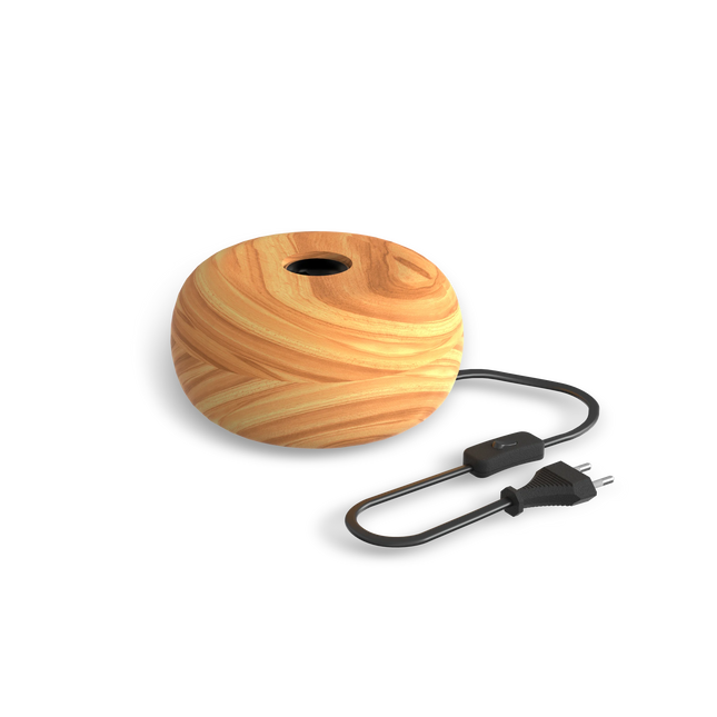 Calex Table Lamp Round - E27 - FSC Wood