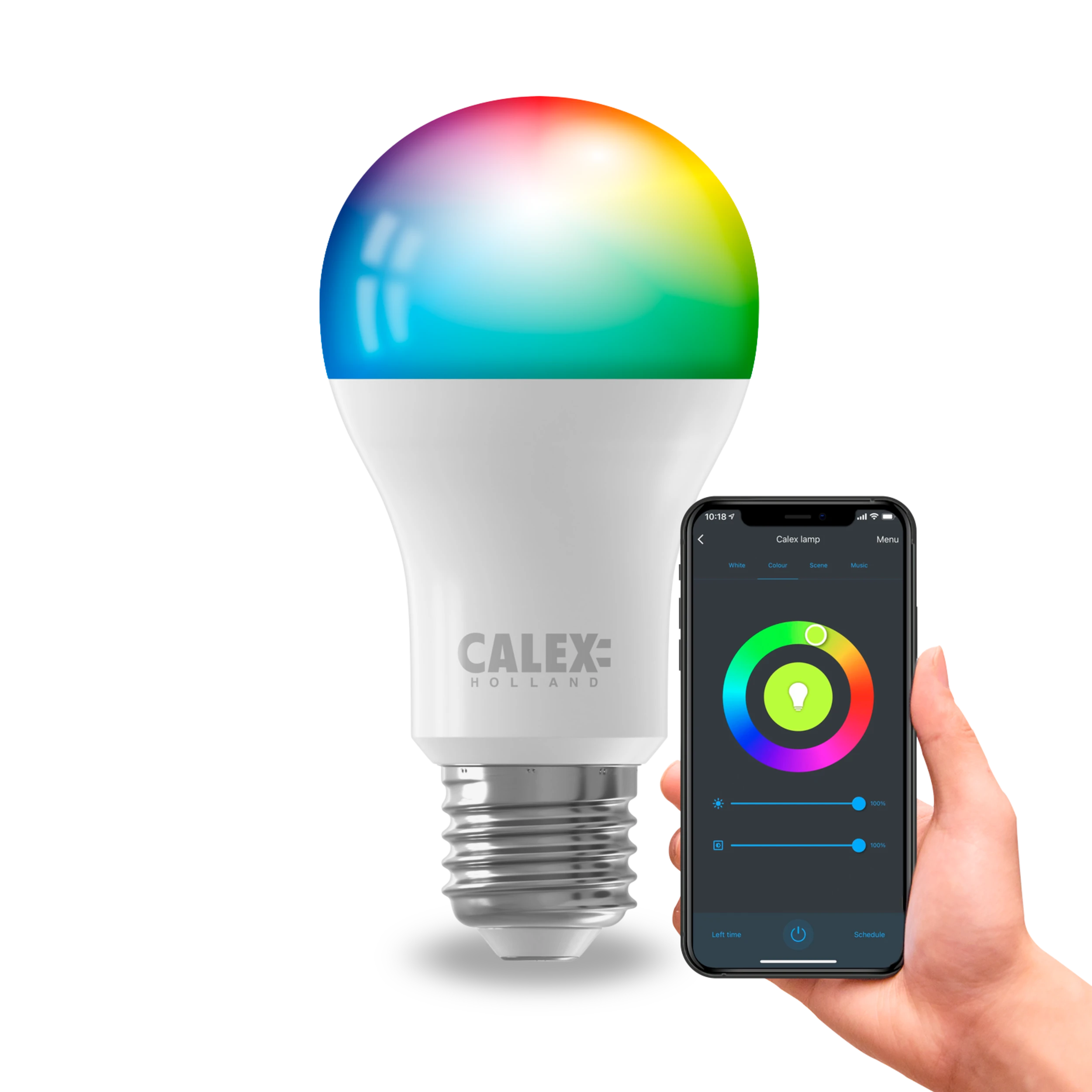 Calex Smart LED Bulb - E27 - A60 - RGB + CCT