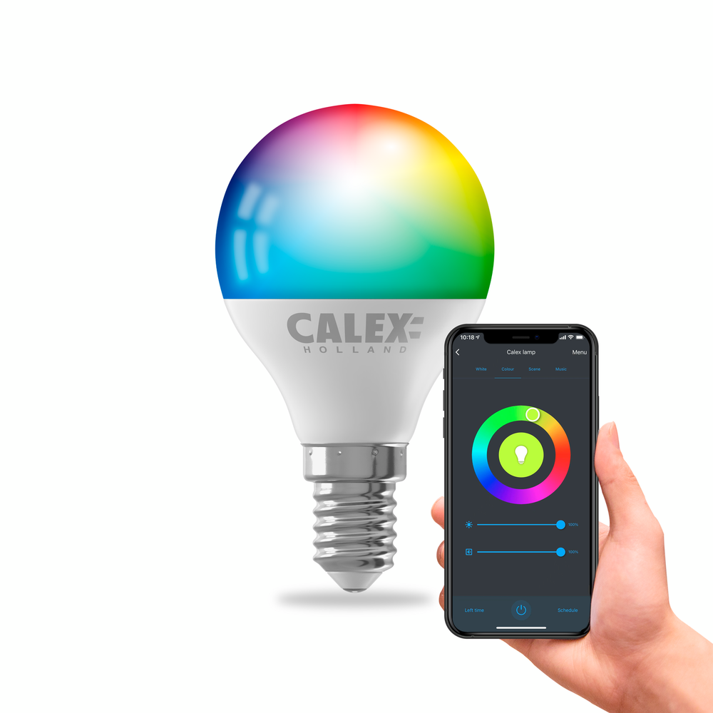 Calex Slimme LED Lamp - Filament - E14 - P45 - 7W - RGB