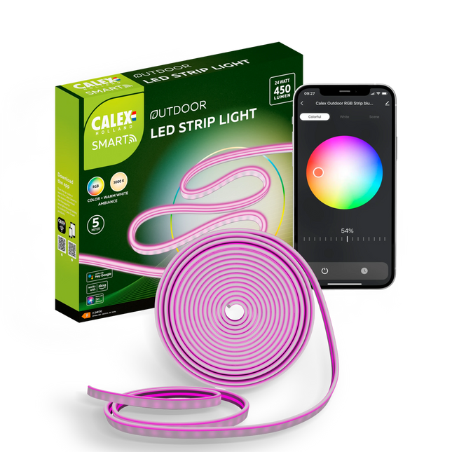 Calex Smart Strip Light - 5m - RGB + CCT