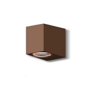 Calex Sanremo Wall Light Downlight - GU10 - Rust