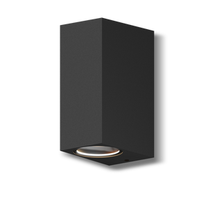 Calex Bergamo Wall Light - Up & Down - 2x GU10 - Black