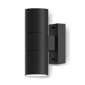 Calex Turin Wall Light - Up & Down - 2x GU10 - Black