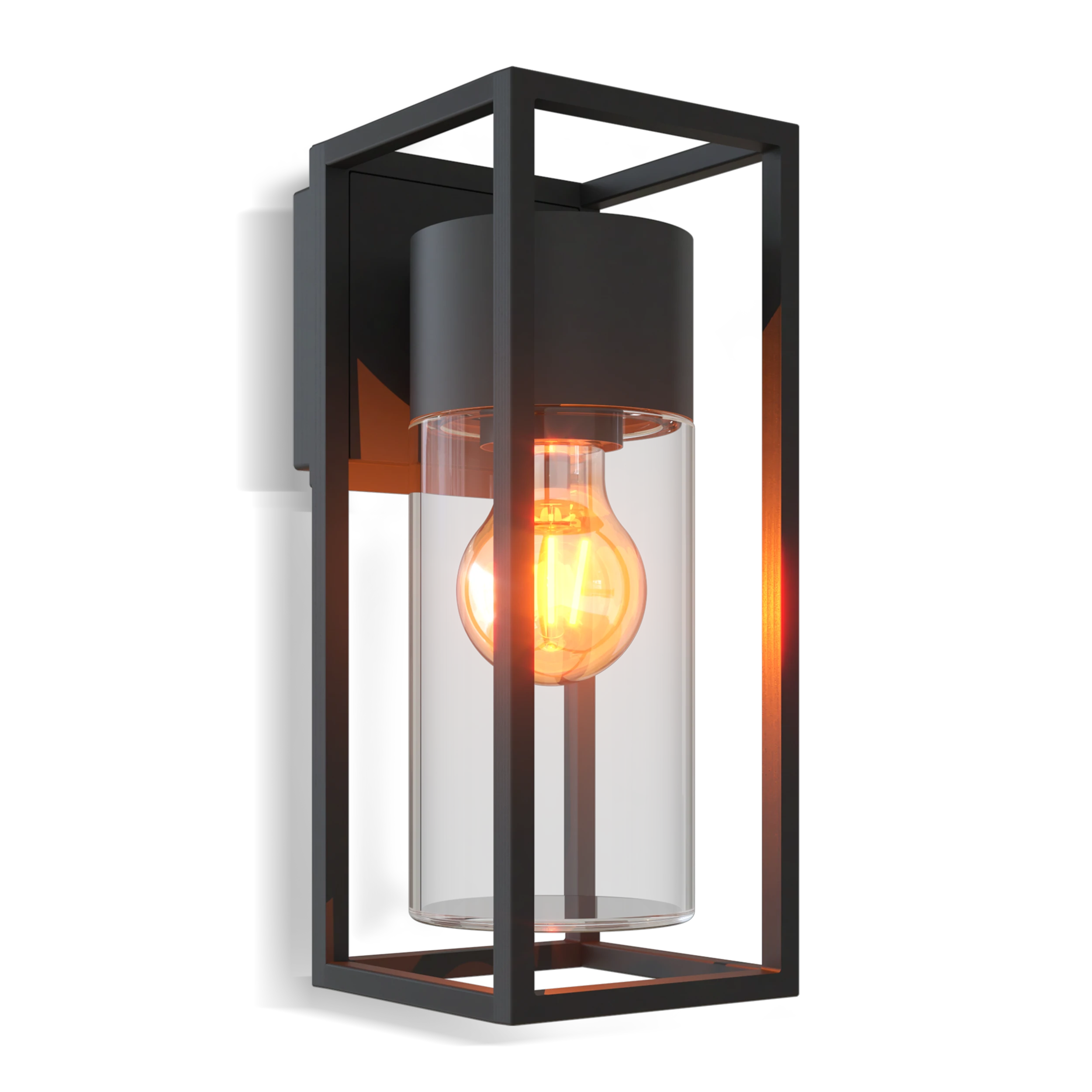 Calex Genoa LED Wall Light - E27 - Black