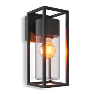 Calex Genoa LED Wall Light - E27 - Black