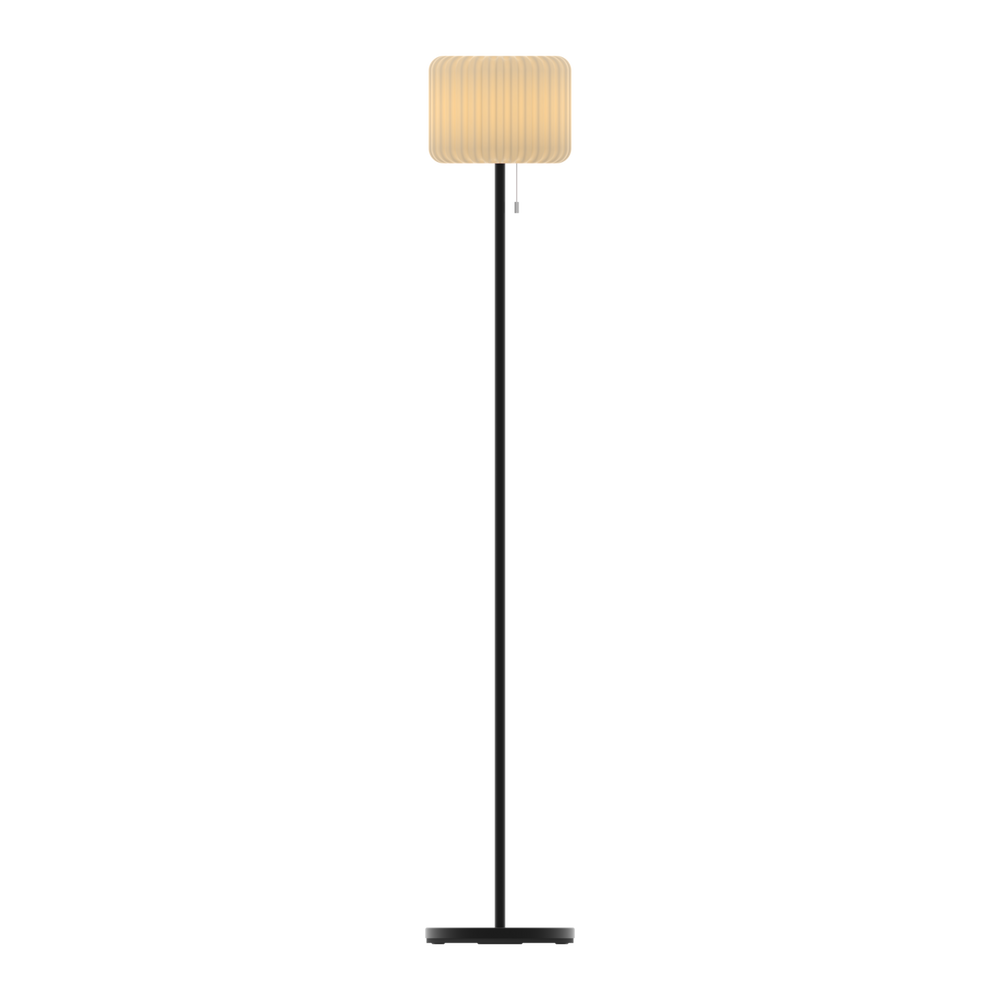 Calex Outdoor Vloer Lamp - Oplaadbaar/Solar - Zwart/Wit