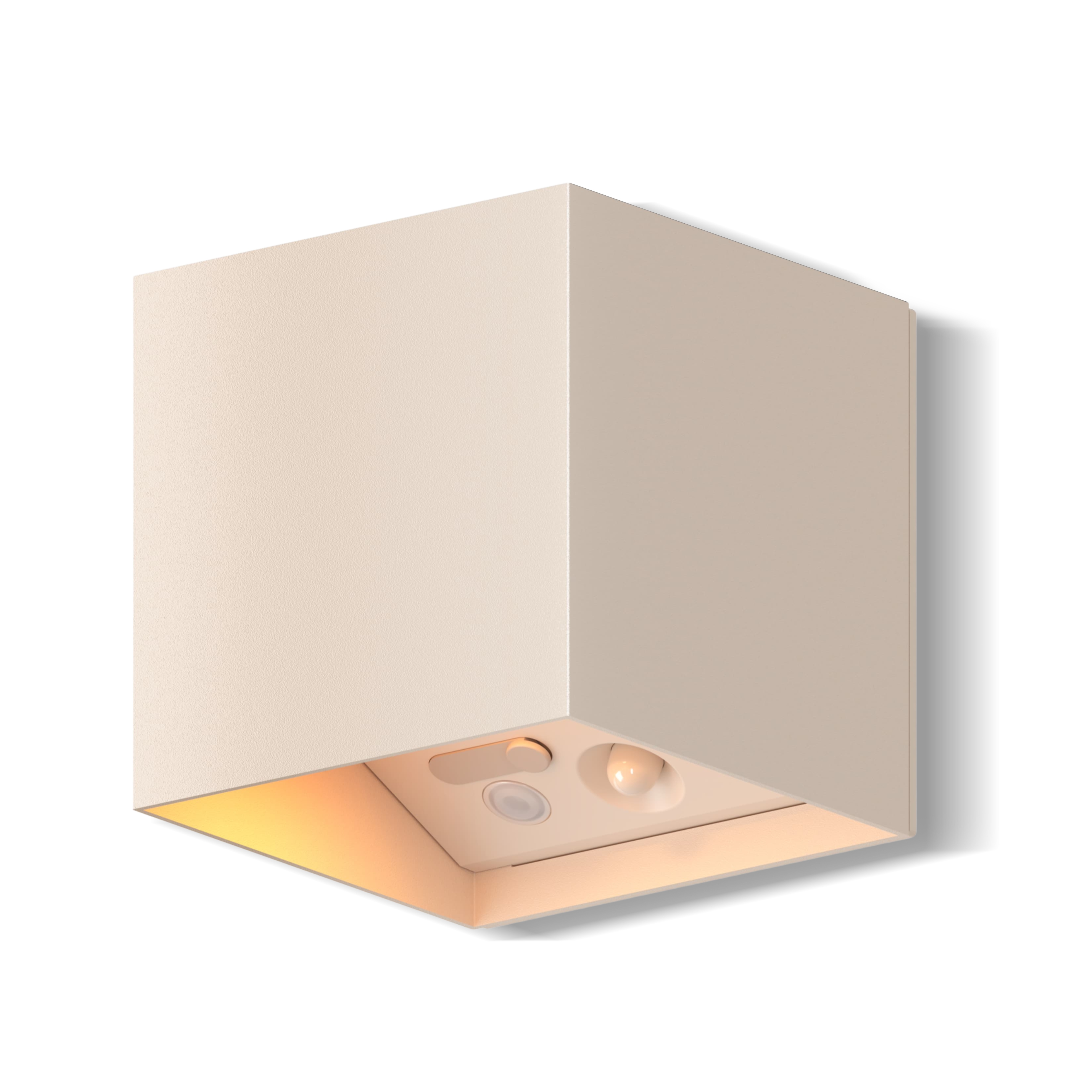 Calex Volterra Rechargeable Wall Light - Up & Down - Sand