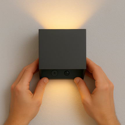 Calex Falerna Rechargeable Wall Light - 2 Pack - Black