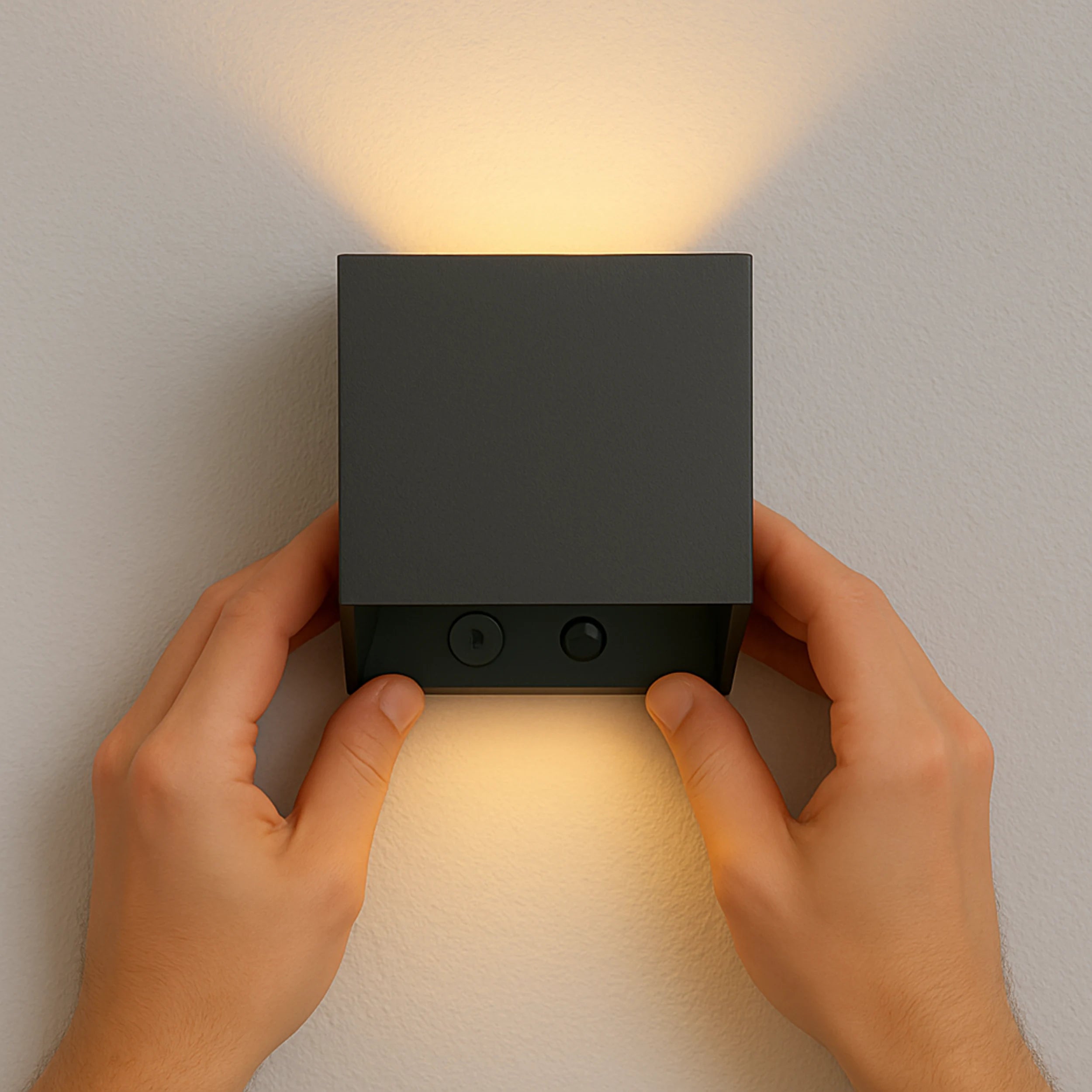 Calex Falerna Rechargeable Wall Light - 2 Pack - Black